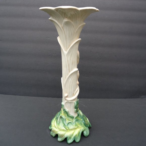 Fitz and Floyd Cape Town MONKEY&PALM CANDLE PILLAR - Picture 3 of 16